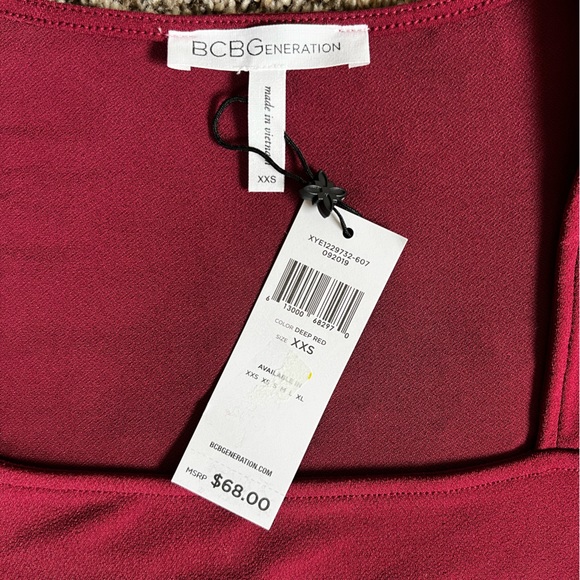 BCBG Generation wine red bodysuit - Picture 3 of 4